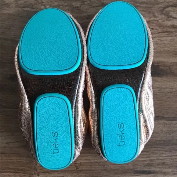 Brand New Tieks, Rose Gold Glam, Size 8 - Picture 6 of 8